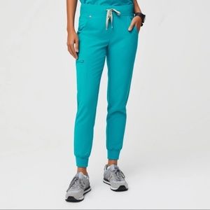 FIGS Zamora joggers - XXS Tall (Teal)
